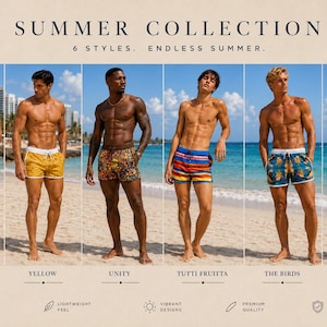 Men’s Designer Teal Blues color Swim Shorts Slim Cut Italian Style Luxury Beach Trunks